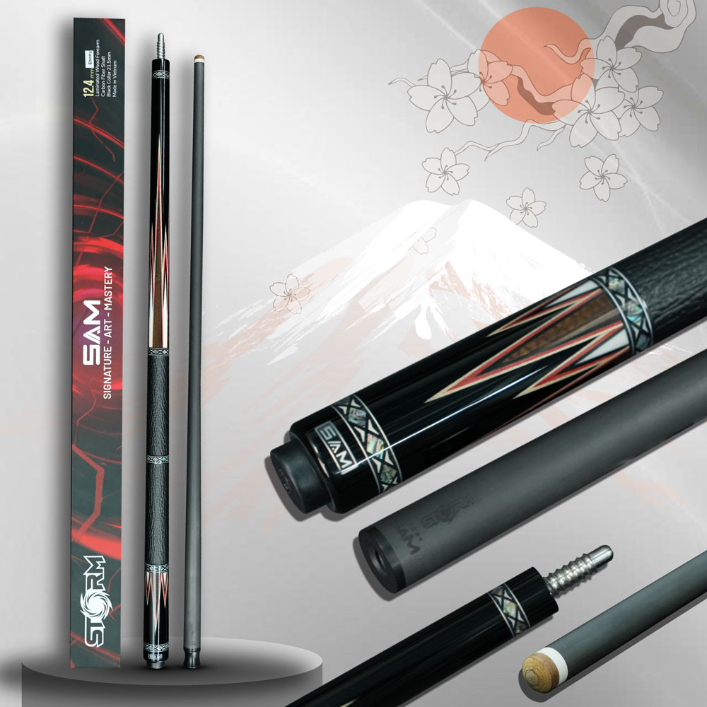 CƠ BIDA LỖ SAM HELIOS SERIES- ĐEN (Shadow Line)