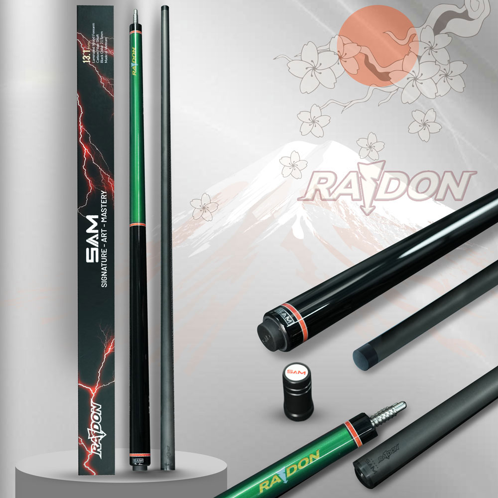 CƠ BIDA PHÁ SAM RAIDON - METALIC GREEN